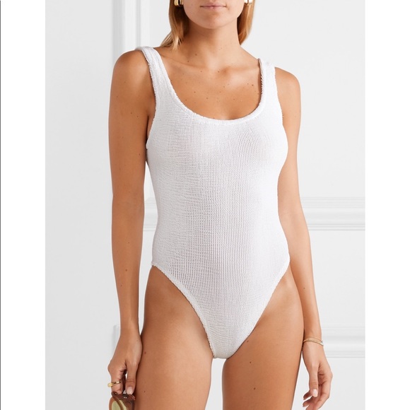 hunza g white swimsuit